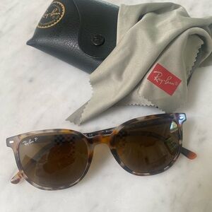 Ray-Ban The Elliot Polarized Tortoise shell Sunglasses